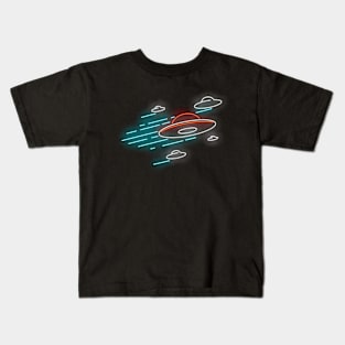 UFO , Alien , Space , UFO lover Kids T-Shirt